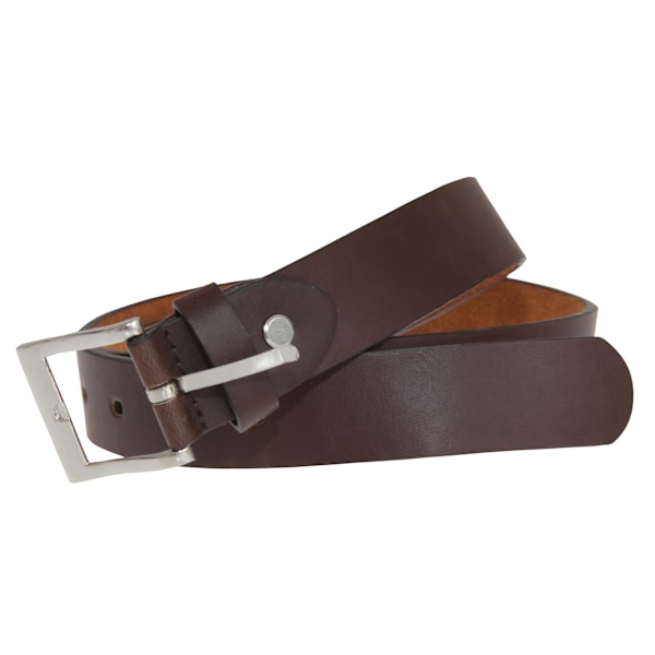 Forest Belts Herre 1,1 tommer Limmet Læderbælte X-Large (40”-44”) Brun X-Large (40”-44”) Brown