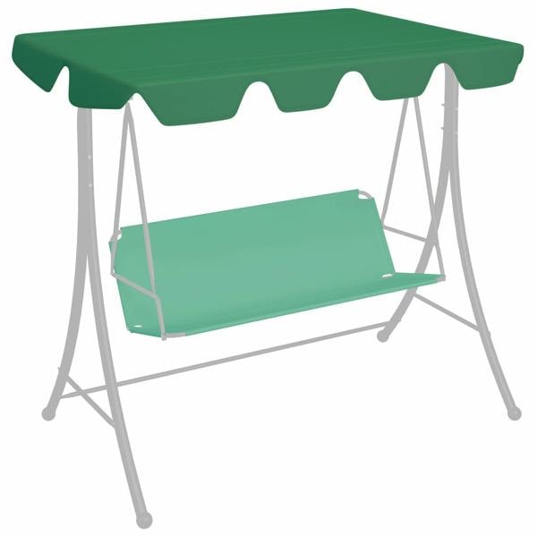 vidaXL Reservtak för hammock grön 188/168x145/110 cm 2000 green