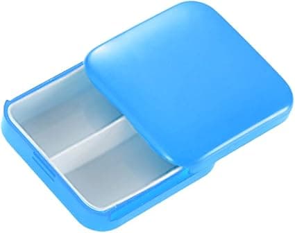 Pilleboks, bærbar pilleboks, mini pilleboks i plast, pilleoppbevaring-FA-