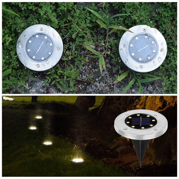 20 x LED-aurinkokennovalaisimet upotetut maavalaisimet