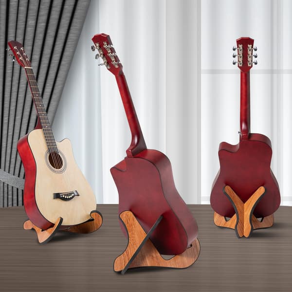 Guitarstativ Gulv, Universal Skridsikkert Guitarstativ Holder Gulv-FA-