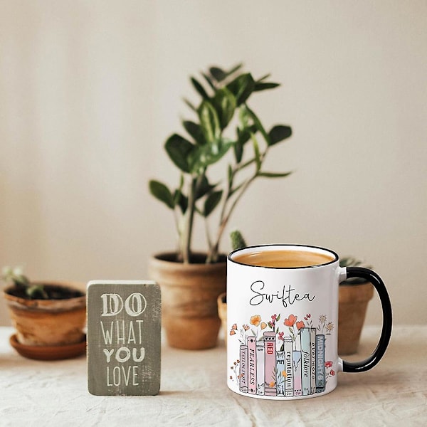 Taylor Swift album krus for sangere, tekopp merch for Swiftie kvinner og jenter