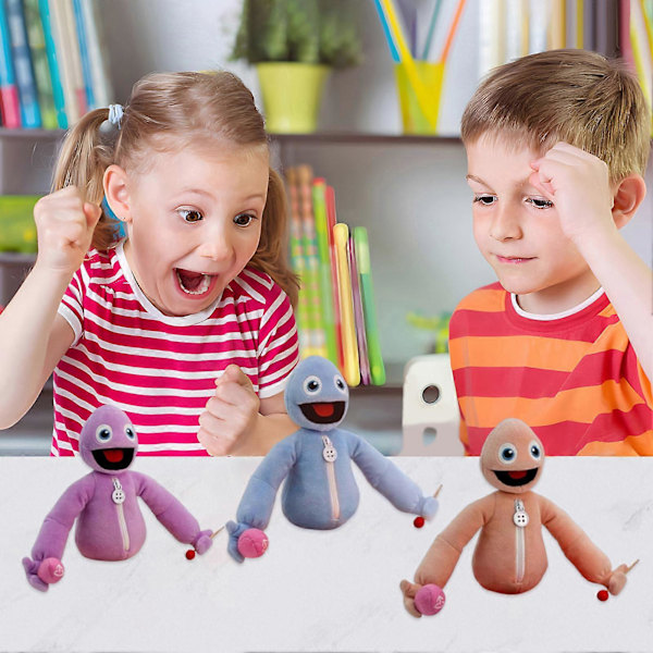 Yeeps Piilota ja Leiki Pehmolelu Yeeps Pehmolelu - Parhaat Ystävät Partaille! Nauti Tästä Ihastuttavasta, Interaktiivisesta Leikistä Fantasialle - Violetti Purple 15cm