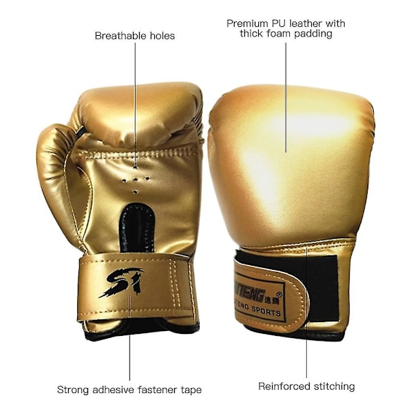 Boxningshandskar för Barn Bokväska Sparring Passform Pojkar Flickor