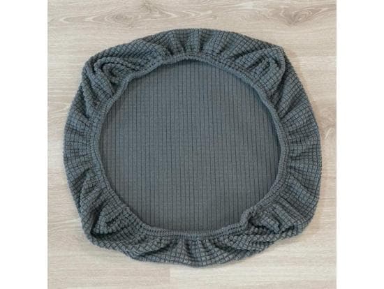 Joustava tuolinpäällinen toimistotuoliin, harmaa-FA-