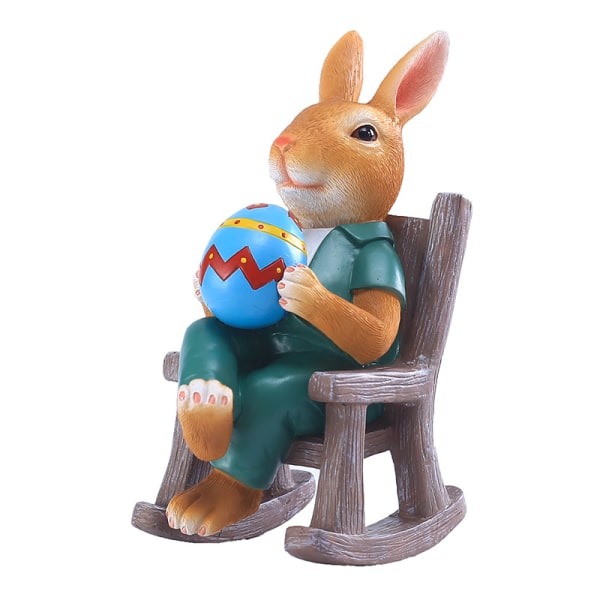 Easter Polyresin Rabbit Statue, Easter Decorations Easter