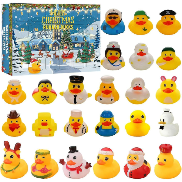 Ny Gummi Anka Advent 2023. Advent 2023 Barn. Advent Ankbad Till 0124 ducks