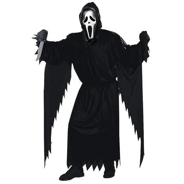 Spøkelseskostyme for barn med maske til Halloween