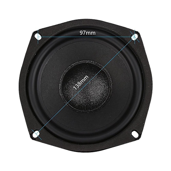 5,25 tuuman 120 W:n subwoofer-kaiutin kotiteatteriin 5.25Inch 4Ohm