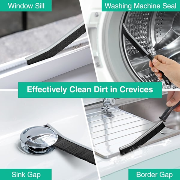 3 stycken Gap Cleaning Brush, Badrumsrengöringsborste Kakelfog B