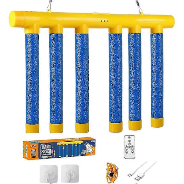 Drop Sticks Reaction Game with Remote Control, 3 Speed Levels for Hand-Eye Coordination Training-FA-