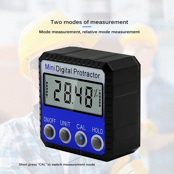 Digitaalinen kulmamittari vahvalla magneetti - Lcd-näyttö