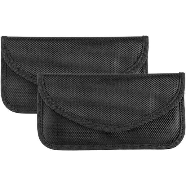 Signalblokerende taske, 2-pak GPS RFID Faraday Bag Shield Cage