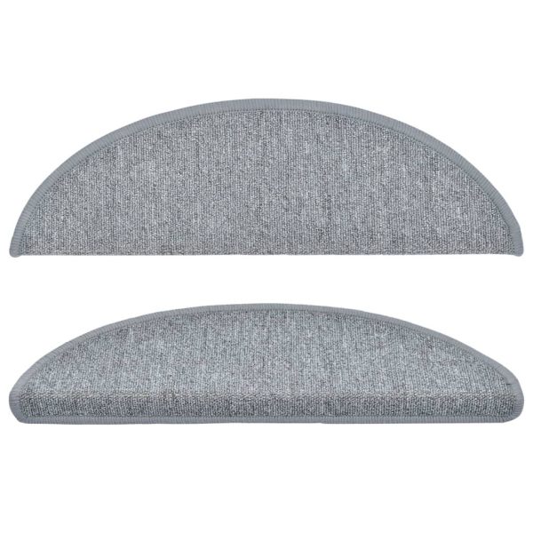 vidaXL Portamatot 15 kpl vaaleanharmaa 56x17x3 cm gray 2620