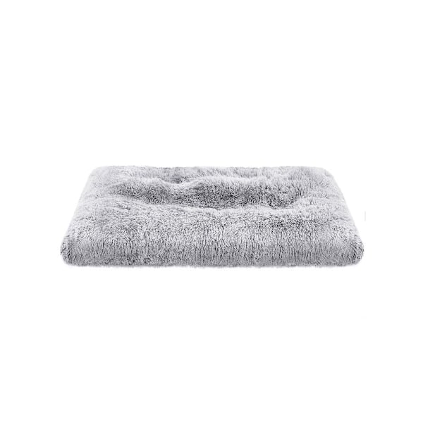 Rootz Koiranpeti - Lemmikkipehmuste - Koiranpehmuste - Eläinten Patja - Pehmeä Koiranpeti - Pestävä Koiranpeti - PV-Plyssi - PP-Täyte - Vaaleanharmaa - 80 x 50 cm (P x L)