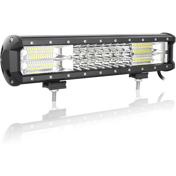 15 tuuman 216W LED-valonauha Spot Flood Combo Beam LED-valonauha 12V 24V Työvalot 4x4 Offroad Kuorma-auto Traktori Vene Auto ATV UTV SUV