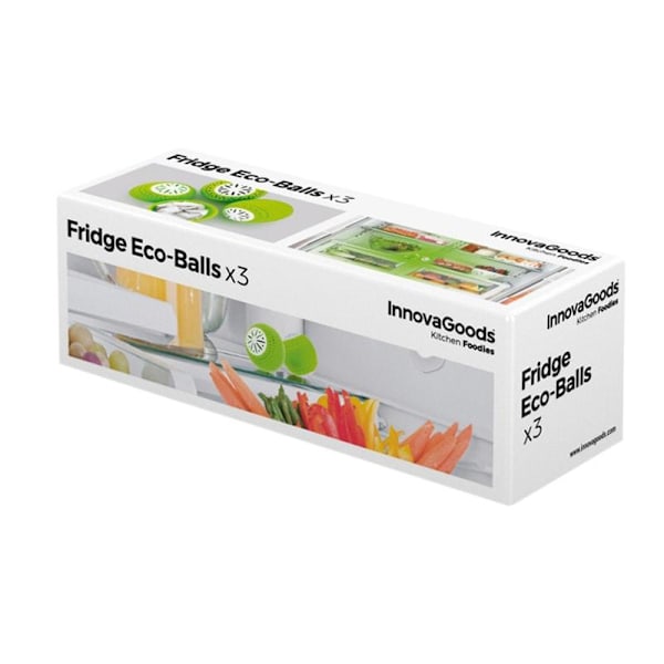 3x Køleskabsbolde green 80