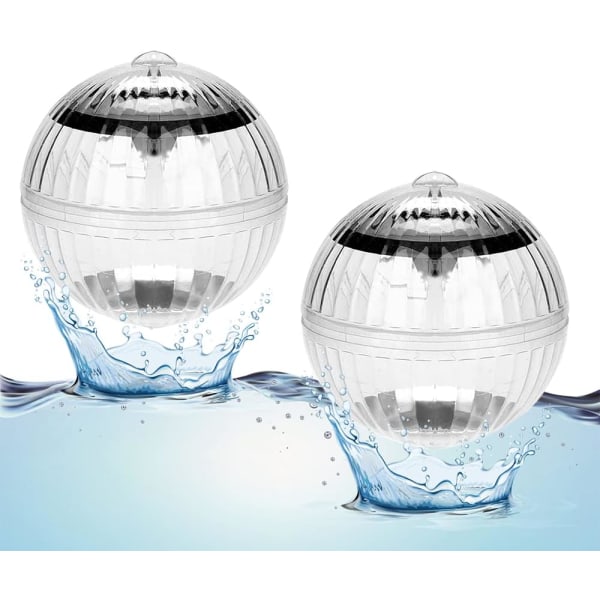 Floating Pool Lights, Solar Floating Lights, 2 Pack Waterproof