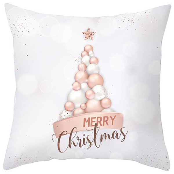 18' julrosa omslag Snowflake Case Soffa Heminredning #5