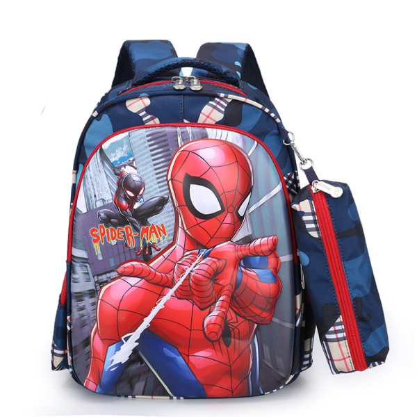 Spider-Man Hardshell Skole Ryggsekk Ryggsekk, Mørk Blå