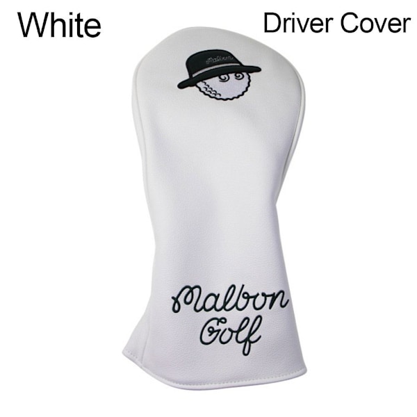 Golfklubbhuvudskydd Golf Träskydd VIT DRIVER SKYDD DRIVER Vit Driver Skydd-Driver Skydd Vit-XF6- White Driver Cover-Driver Cover