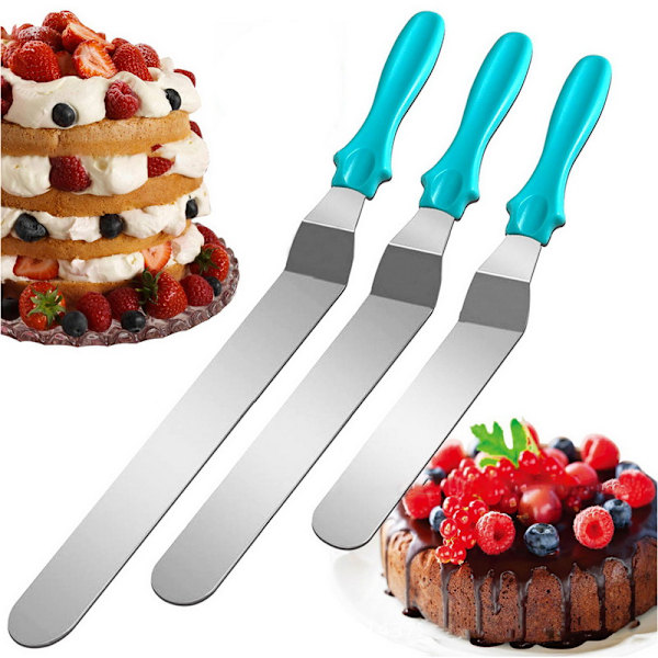 Spatel / Palettkniv 3-pack blå blue