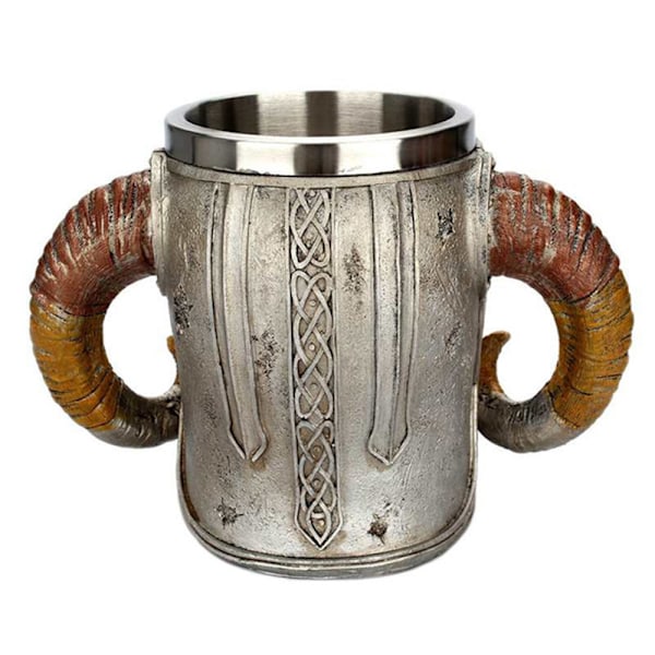 Viking Skalle Kaffe Kanne