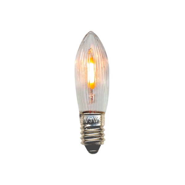7 kpl LED-lamppua filamentti adventtikynttilänjalkoihin E10 universaali