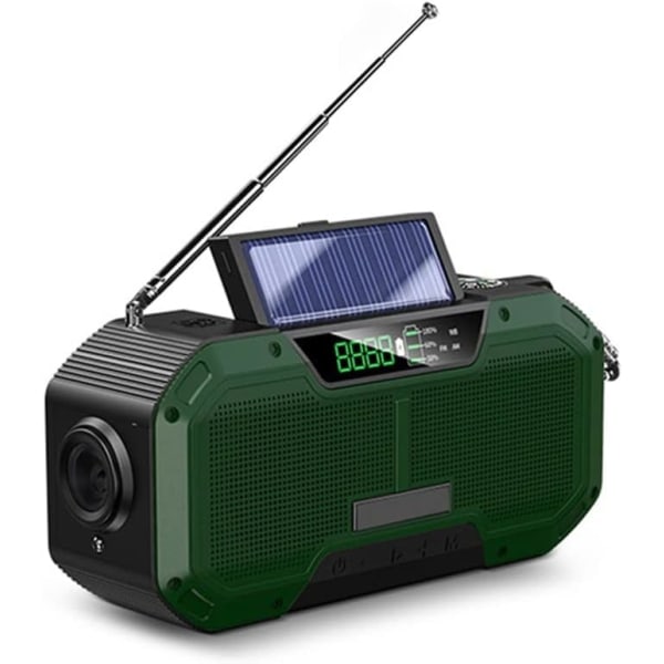 Portable Wind Up Radio with Am/Fm, Ipx5 Waterproof Weather Radio