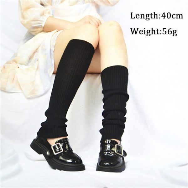 Benvärmare Kalvsockor SVART black