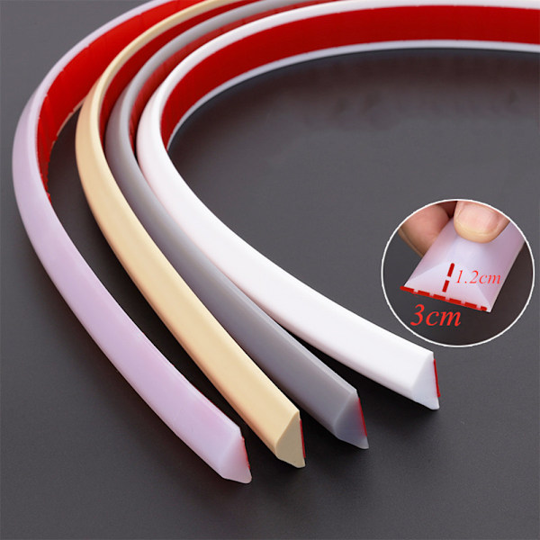 Vandsluse Duschbarriere TRANSPARENT 100CM Transparent Transparent 100cm
