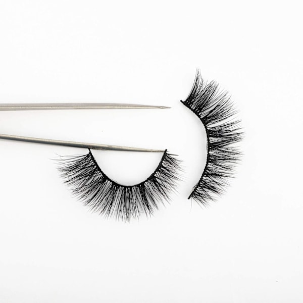 Fransar Lösögonfransar Cat Eyes Wispy Natural Faux Mink Fransar 14 Par Pack Lätt volym Korta falska ögonfransar Multipack