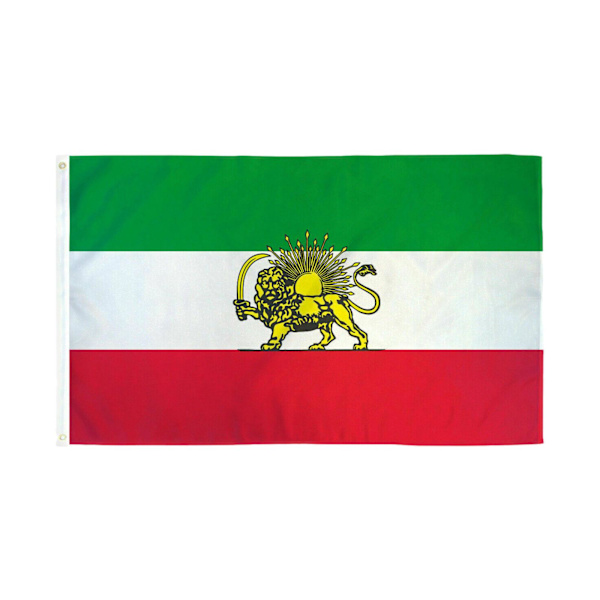 Persisk Iran Løve 90*150cm ærmeflag Persiske Iranske Flag Sha A One-size