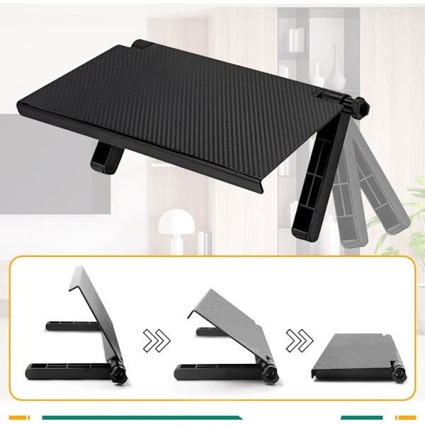 Justerbar TV-skærmhylde, til sammenklappelig TV-set-top-box top hylde opbevaringsholder, 33*16cm