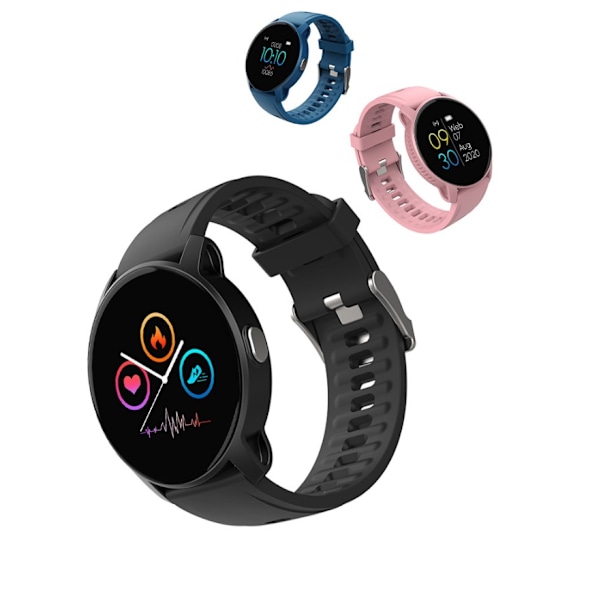 Smartwatch træning puls blodtryk blodsyre (rosa)