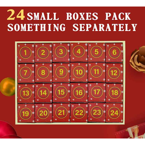 Puslespil adventskalender 2024, 1008 brikker 24 dages jule nedtælling adventskalendere