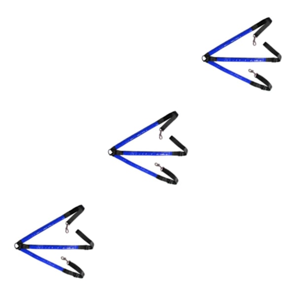 1/2/3/5 justerbar LED-hestebrystkrave meget synlig Blue-FA3- Blue 3PCS