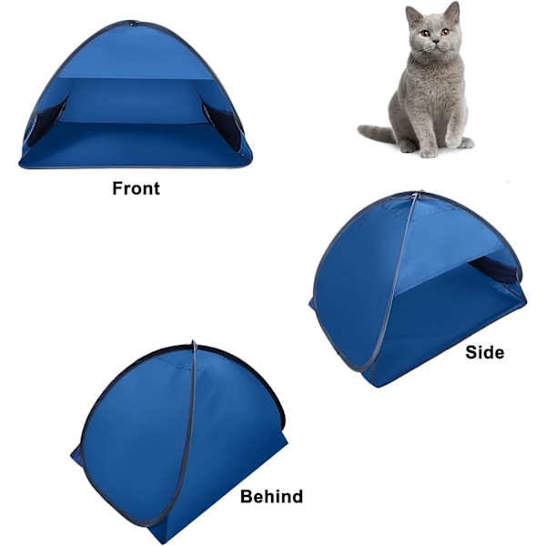 Hacraho Pop Up Strandly Bærbart Strandtelt Solbeskyttelse Til Camping Anti Uv Vindtæt Picnic Telt Til Små Hunde Katte Og Andre Små Husdyr-XF7-