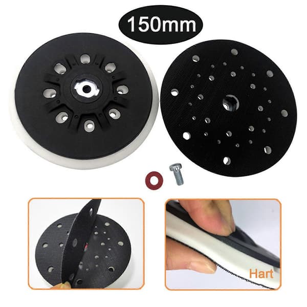 150 mm Velcro slibeplade blød hård til Festool Festo RO 1E,2E,ETS,LEX,WTS,Rotex-FA- style2946