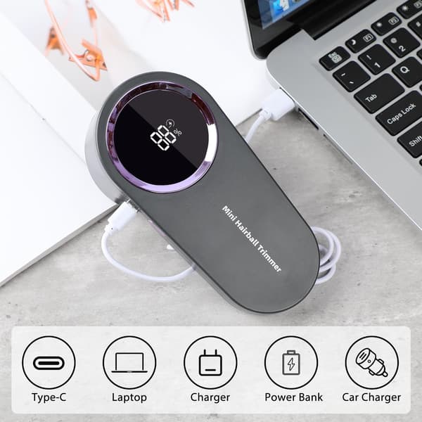 Intelligent Digital Display Lobørsterulle med USB-C-lading og 70 minutter batterilevetid 2 ekstra tilbehør-FA-