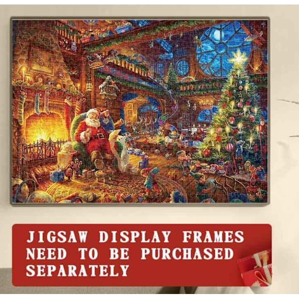 Puslespil adventskalender 2024, 1008 brikker 24 dages jule nedtælling adventskalendere