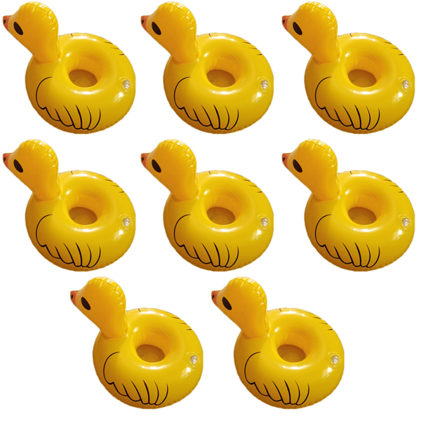 8-pack uppblåsbara flytande dryckeshållare, dryckesflottar-FA-