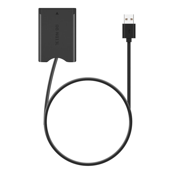 Powerbank-laddare Nb13l DC-koppling för Canon falskt batteri G7x G