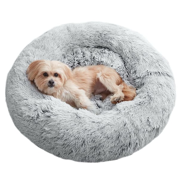 Beroligende Hundeseng Fluffy & Hyggelig Vinrød Vinröd 100 cm