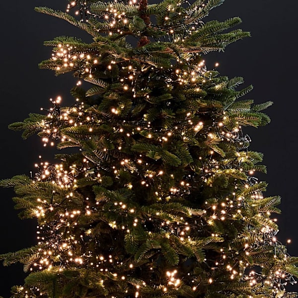 Ljusstake med 200 LED-lampor, 20 meter, för julbelysning Röd Vit och Blå-FA6- Red White and Blue 400 LED