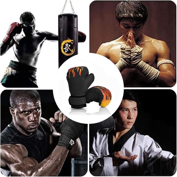 Barnboxningshandskar 3-10 år Muay Thai, Taekwondo Träning-FA3-