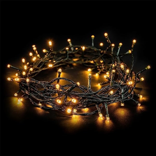 Klassisk varm hvid LED-lys, længde 10 m, 220 V med stik