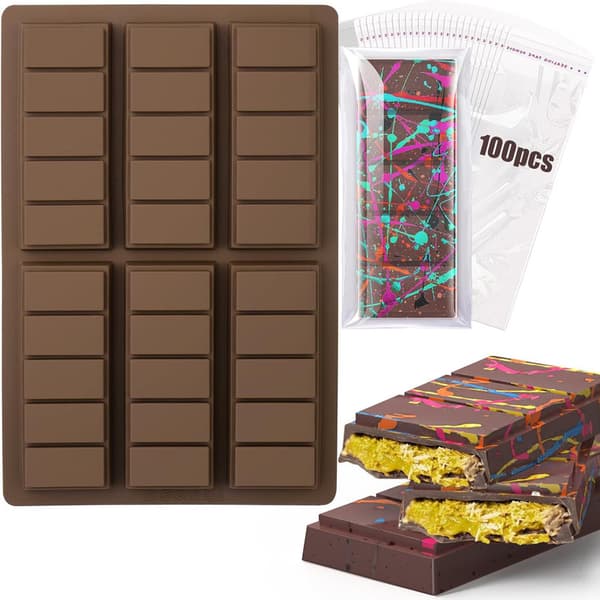 2-pak chokoladeforme, silikoneform til chokolade-FA- B