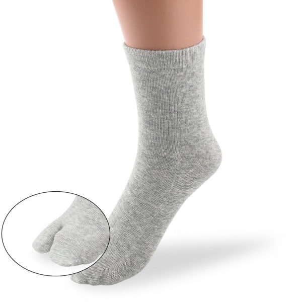 3 par strømper Herre Dame Kimono Flip Flop Sandal Split Toe Tabi Ninja strømper default zdq