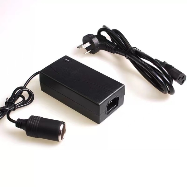 4L Mini Resekyl Bil Kylskåp Bärbar Frys Värmare Kylare Camping 220V to 12V 5A Converter（CN）